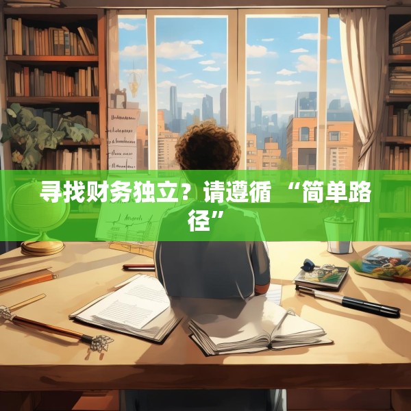 寻找财务独立？请遵循 “简单路径”