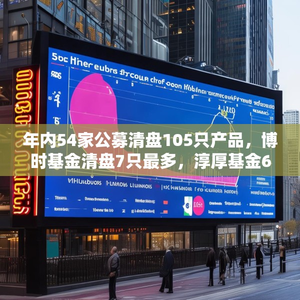 年内54家公募清盘105只产品，博时基金清盘7只最多，淳厚基金6只，华安基金南方基金5只