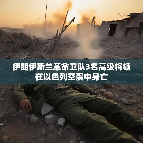 伊朗伊斯兰革命卫队3名高级将领在以色列空袭中身亡