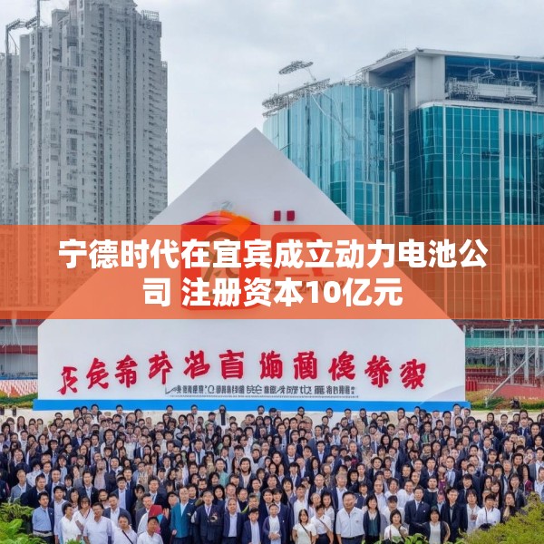 宁德时代在宜宾成立动力电池公司 注册资本10亿元