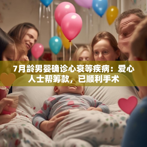 7月龄男婴确诊心衰等疾病：爱心人士帮筹款，已顺利手术